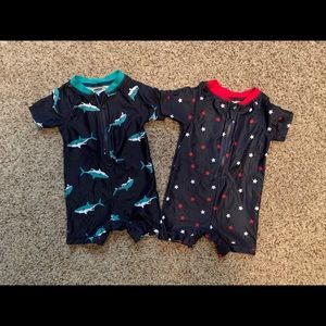 2 one piece baby boy swimsuits